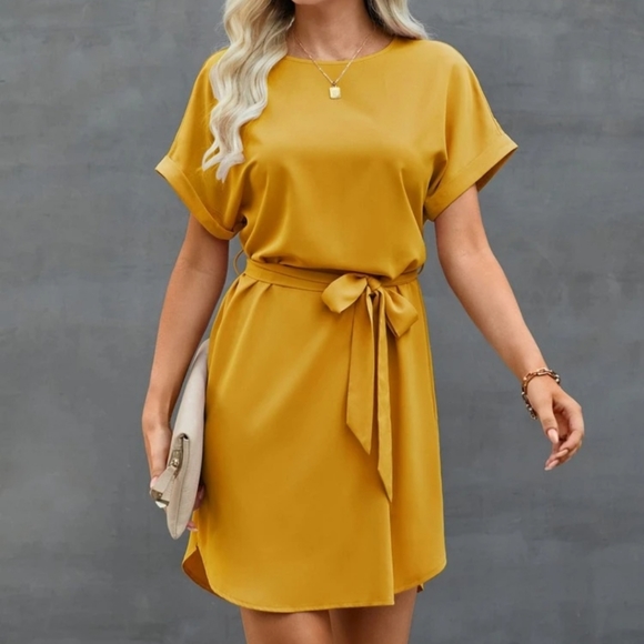 SHEIN Dresses & Skirts - Mustard Yellow Mini dress